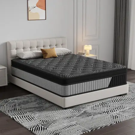 Queen Size 14 Inches Hybrid Mattress in a Box